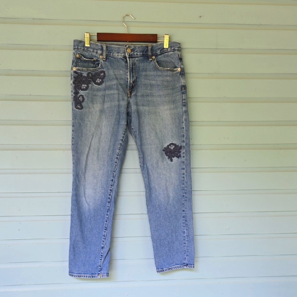 Gap Denim Women's Embroidered Jeans Size Small